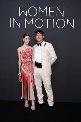 Cannes, France: Cannes, 77th Cannes Film Festival 2024, 2024 Kering, Women in motion Awards and Cannes Film Festival Presidential Dinner. in the photo Heera Yoo, Aaron Cohu Cannes France  - ZUMAp169 20240520_zea_p169_138 Copyright: xSimonexComix