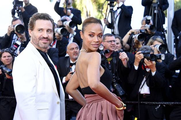 Edgar Ramirez und Zoe Saldana bei der Emilia Perez Film Premiere am 18.05.2024 in Cannes Cannes Film Festival 2024 -Emilia Perez Filmpremiere