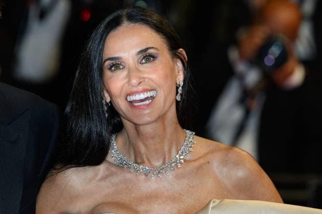 Cannes The Substance Red Carpet NG Demi Moore attending the ?The Substance? Screening and Red Carpet at Palais Des Festivals in Cannes, France on May 19 2024 as part of the 77th Cannes Film Festival. Photo by Nicolas Genin ABACAPRESS.COM Cannes France  Copyright: xGeninxNicolas ABACAx