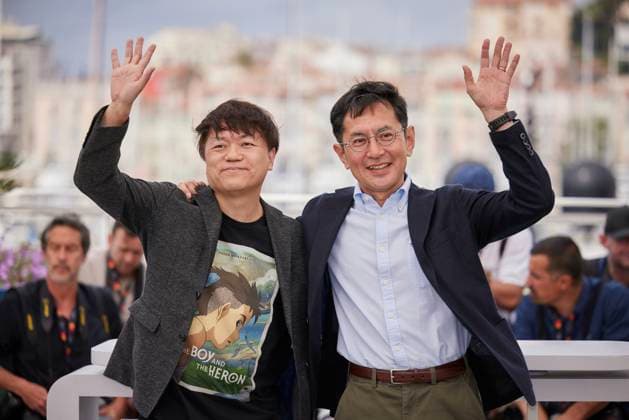 Photocall of the Palme d?Or d?Honneur award ceremony at GHILBI studio during the 77th Cannes International Film Festival Kenichi Yoda, GorÅ Miyazak Photocall for the Palme d?Or d?Honneur award to Studio GHILBI at the 77th Cannes International Film Festival on May 20, 2024 Jacovides Moreau Bestimage Photocall for the Palme D Or Winner Studio Ghibli at the 77th annual Cannes Film Festival at Palais des Festivals on May 20, 2024 in Cannes, France Cannes France  Copyright: xJACOVIDES-MOREAUx xBESTIMAGExJACOVIDES-MOREAUx xBESTIMAGEx