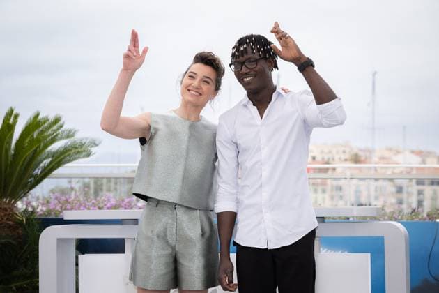 Cannes - L Histoire de Souleymane Photocall Nina Meurisse and Abou Sangare attend the L Histoire De Souleyman photocall at the 77th annual Cannes Film Festival at Palais des Festivals on May 20, 2024 in Cannes, France. Photo by Shootpix ABACAPRESS.COM Cannes France  Copyright: xShootpix ABACAx