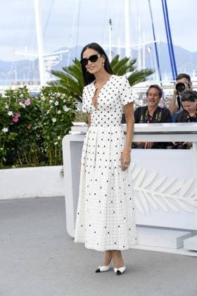 Demi Moore bei dem Photocall THE SUBSTANCE bei den 77 th Filnfestspielen in Cannes 20.05.2024