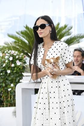 Entertainment Bilder des Tages Demi Moore bei dem Photocall THE SUBSTANCE bei den 77 th Filnfestspielen in Cannes 20.05.2024