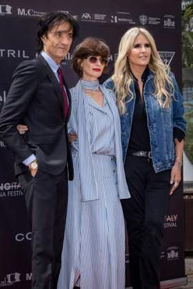 Photocall of the Filming Italy Sardegna Festival press conference at the Italian Pavilion at the Majestic Hotel on the sidelines of the 77th Cannes International Film Festival Giulio Base, Paz Vega and Tiziana Rocca at the photocall of the Filming Italy Sardegna Festival press conference at the Italian Pavilion at the Majestic Hotel on the sidelines of the 77th Cannes International Film Festival, France, May 20, 2024 Olivier Borde bestimage Celebs attending a press conference for the Filming Italy Sardegna Festival 2024 at the 77th annual Cannes Film Festival at Italian Pavilion on May 20, 2024 in Cannes, France Manuele Mangiarotti IPA via ZUMA Press Bestimage Cannes France  Copyright: xOLIVIERxBORDEx xBESTIMAGExOLIVIERxBORDEx xBESTIMAGEx
