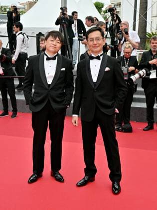Cannes, 77th Cannes Film Festival 2024, Sixth evening - red carpet Palma d Or Studio Ghibli - In the photo: Goro Miyazaki and Kenichi Yoda  Copyright: xManuelexMangiarottix xipa-agencyx xPoolxPhotoxEventsx03x IPA_Agency_IPA46310373