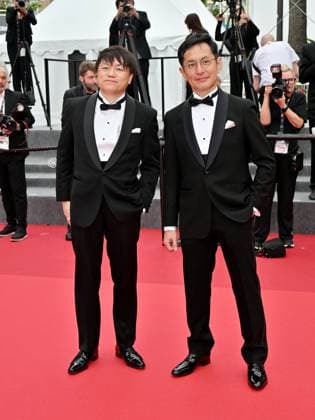 Cannes, 77th Cannes Film Festival 2024, Sixth evening - red carpet Palma d Or Studio Ghibli - In the photo: Goro Miyazaki and Kenichi Yoda  Copyright: xManuelexMangiarottix xipa-agencyx xPoolxPhotoxEventsx03x IPA_Agency_IPA46310376