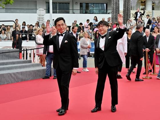 Cannes, 77th Cannes Film Festival 2024, Sixth evening - red carpet Palma d Or Studio Ghibli Cannes, 77th Cannes Film Festival 2024, Sixth evening - red carpet Palma d Or Studio Ghibli - In the photo: Goro Miyazaki and Kenichi Yoda Cannes France  Copyright: xIPA ABACAx