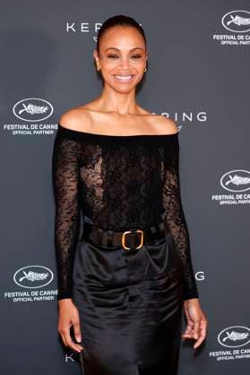 Zoe Saldana beim Kering Women in Motion Talk auf dem Festival de Cannes 2024 77. Internationale Filmfestspiele von Cannes im Majestic Hotel. Cannes, 20.05.2024