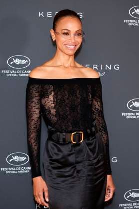 Zoe Saldana beim Kering Women in Motion Talk auf dem Festival de Cannes 2024 77. Internationale Filmfestspiele von Cannes im Majestic Hotel. Cannes, 20.05.2024