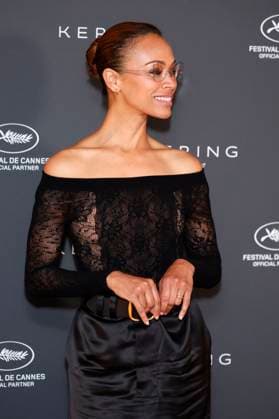Zoe Saldana beim Kering Women in Motion Talk auf dem Festival de Cannes 2024 77. Internationale Filmfestspiele von Cannes im Majestic Hotel. Cannes, 20.05.2024