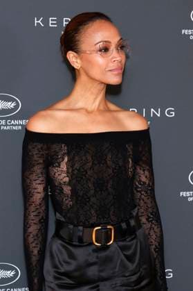 Zoe Saldana beim Kering Women in Motion Talk auf dem Festival de Cannes 2024 77. Internationale Filmfestspiele von Cannes im Majestic Hotel. Cannes, 20.05.2024