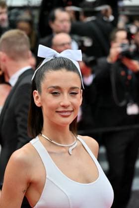 Cannes, 77th Cannes Film Festival 2024 Red Carpet The Apprentice Pictured: Maria Pedraza  Copyright: xAlbertoxTerenghi xipa-agency.netx x xipa-agencyxnetx IPA_Agency_IPA46312237