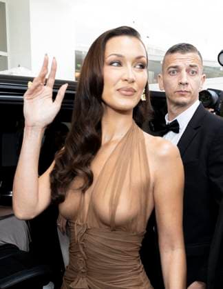 Cannes - Bella Hadid Exits The Martinez Bella Hadid leaves Martinez Hotel during 77th Cannes Film Festival. France, Cannes on May 20, 2024. Photo by Marco Piovanotto ABACAPRESS.COM Cannes France  Copyright: xPiovanottoxMarco ABACAx