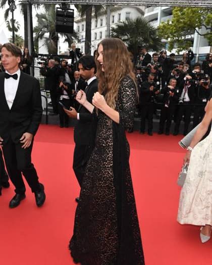 Cannes, 77th Cannes Film Festival 2024, Red carpet film The Apprentice In the photo: Barbara Palvin  Copyright: xAlbertoxTerenghix xipa-agency.nex xPoolxPhotoxEventsx03x IPA_Agency_IPA46313044