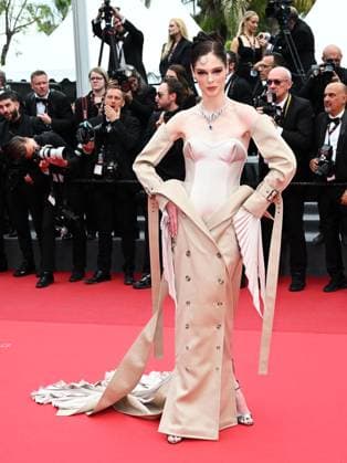 Cannes, 77th Cannes Film Festival 2024, Seventh evening - Red carpet film The Apprentice - In the photo: Coco Rocha  Copyright: xSimonexComix xipa-agency.netx xPoolxPhotoxEventsx03x IPA_Agency_IPA46314485