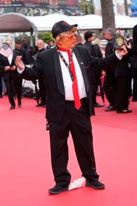 Donald Trump Double bei der Premiere des Kinofilms The Apprentice auf dem Festival de Cannes 2024 77. Internationale Filmfestspiele von Cannes im Palais des Festivals. Cannes, 20.05.2024