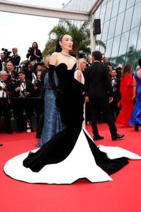 Jessica Wang bei der Premiere des Kinofilms The Apprentice auf dem Festival de Cannes 2024 77. Internationale Filmfestspiele von Cannes im Palais des Festivals. Cannes, 20.05.2024