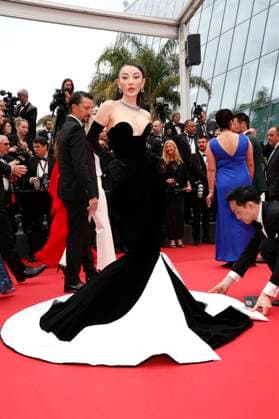 Jessica Wang bei der Premiere des Kinofilms The Apprentice auf dem Festival de Cannes 2024 77. Internationale Filmfestspiele von Cannes im Palais des Festivals. Cannes, 20.05.2024