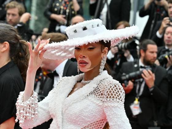 Cannes, 77th Cannes Film Festival 2024, Seventh evening - Red carpet film The Apprentice - In the photo: Winnie Harlow  Copyright: xManuelexMangiarottix xipa-agencyx xPoolxPhotoxEventsx03x IPA_Agency_IPA46320485