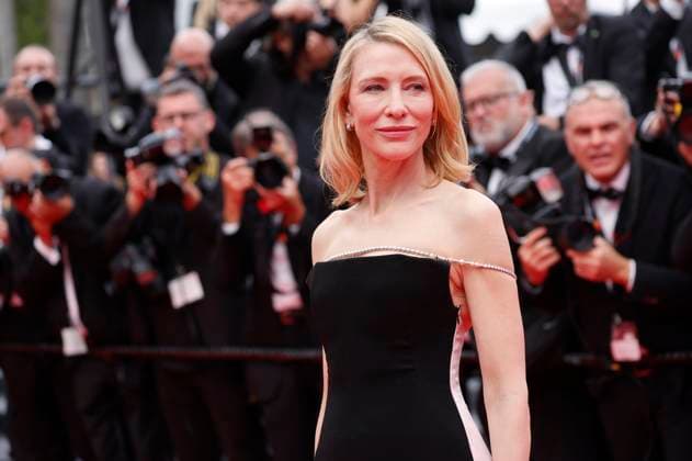 Cate Blanchett bei der Premiere des Kinofilms The Apprentice auf dem Festival de Cannes 2024 77. Internationale Filmfestspiele von Cannes im Palais des Festivals. Cannes, 20.05.2024