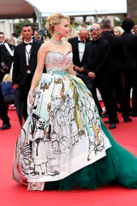 Maria Bakalova bei der Premiere des Kinofilms The Apprentice auf dem Festival de Cannes 2024 77. Internationale Filmfestspiele von Cannes im Palais des Festivals. Cannes, 20.05.2024