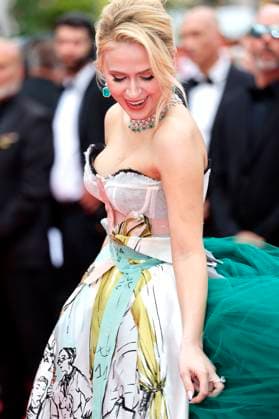 Maria Bakalova bei der Premiere des Kinofilms The Apprentice auf dem Festival de Cannes 2024 77. Internationale Filmfestspiele von Cannes im Palais des Festivals. Cannes, 20.05.2024