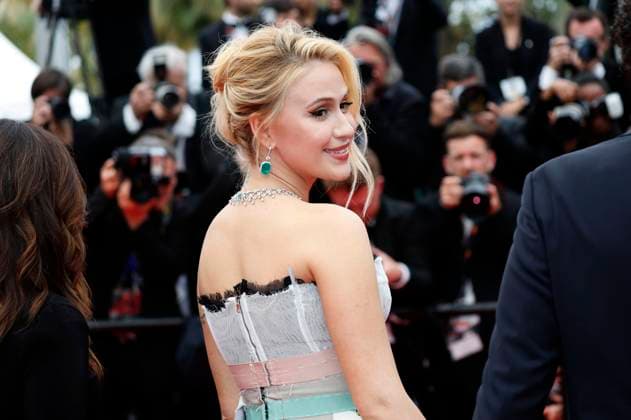 Maria Bakalova bei der Premiere des Kinofilms The Apprentice auf dem Festival de Cannes 2024 77. Internationale Filmfestspiele von Cannes im Palais des Festivals. Cannes, 20.05.2024