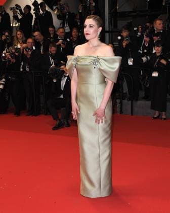 Cannes, 77th Cannes Film Festival 2024, Red carpet film The Shrouds (Les Linceuls) In the photo: Greta Gerwig  Copyright: xAlbertoxTerenghix xipa-agency.nex xPoolxPhotoxEventsx03x IPA_Agency_IPA46323778