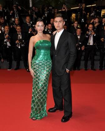 Cannes, 77th Cannes Film Festival 2024, Red carpet film The Shrouds (Les Linceuls) In the photo: Paulo Dybala, Oriana Sabatini  Copyright: xAlbertoxTerenghix xipa-agency.nex xPoolxPhotoxEventsx03x IPA_Agency_IPA46323799