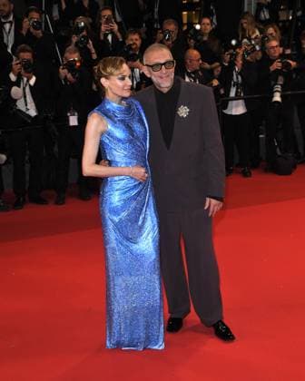 Cannes, 77th Cannes Film Festival 2024, Red carpet film The Shrouds (Les Linceuls) In the photo: Diane Kruger, Vincent Cassel  Copyright: xAlbertoxTerenghix xipa-agency.nex xPoolxPhotoxEventsx03x IPA_Agency_IPA46323827
