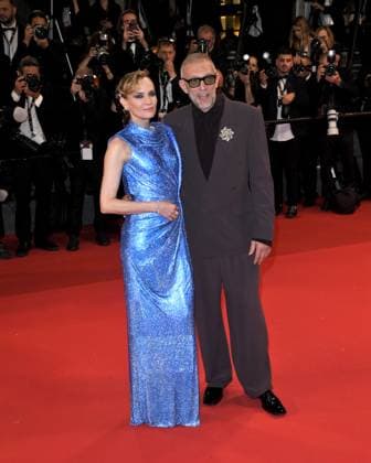 Cannes, 77th Cannes Film Festival 2024, Red carpet film The Shrouds (Les Linceuls) In the photo: Diane Kruger, Vincent Cassel  Copyright: xAlbertoxTerenghix xipa-agency.nex xPoolxPhotoxEventsx03x IPA_Agency_IPA46323830