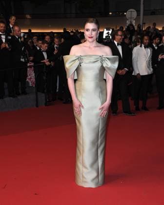 Cannes, France: Cannes, 77th Cannes Film Festival 2024, Red carpet film The Shrouds (Les Linceuls) In the photo: Greta Gerwig Cannes France  - ZUMAp169 20240520_zea_p169_1793 Copyright: xAlbertoxTerenghix