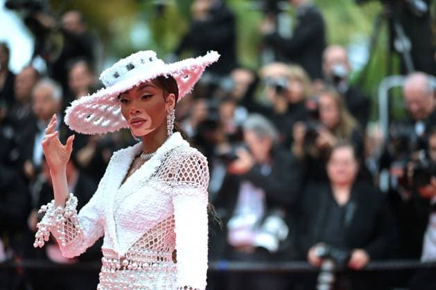 Cannes - The Apprentice Screening Winnie Harlow attends The Apprentice screening at the 77th annual Cannes Film Festival at Palais des Festivals on May 20, 2024 in Cannes, France. Photo by Franck Castel ABACAPRESS.COM Cannes France  Copyright: xCastelxFranck ABACAx