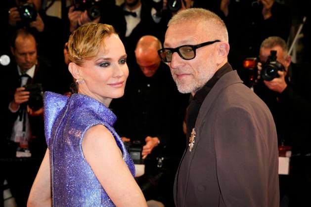 Foto IPP Daniele Cifala™ Cannes 20 05 2024 The Shrouds (Les Linceuls) Red Carpet - The 77th Annual Cannes Film Festival nella foto : Vincent Cassel and Diane Kruger Italy Photo Press - World Copyright