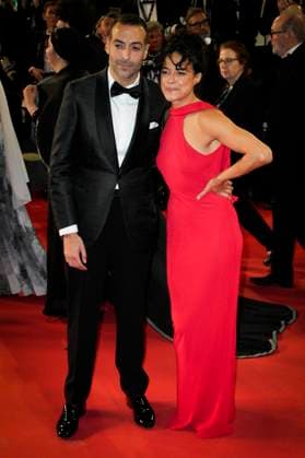 Foto IPP Daniele Cifala™ Cannes 20 05 2024 The Shrouds (Les Linceuls) Red Carpet - The 77th Annual Cannes Film Festival nella foto : Michelle Rodriguez and Mohammed Al Turki Italy Photo Press - World Copyright