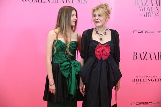 Carmen Thyssen Receives Bazaar Women in Art Award - Madrid Carmen Cervera, Baroness Thyssen, with her daughter Carmen at the presentation of the Baazar Women in Art award at the Thyssen-Bornemisza Museum, on May 20, 2024, in Madrid, Spain. Photo by Jose Oliva Europa Press ABACAPRESS.COM Madrid Spain  Copyright: xEuropaxPress ABACAx