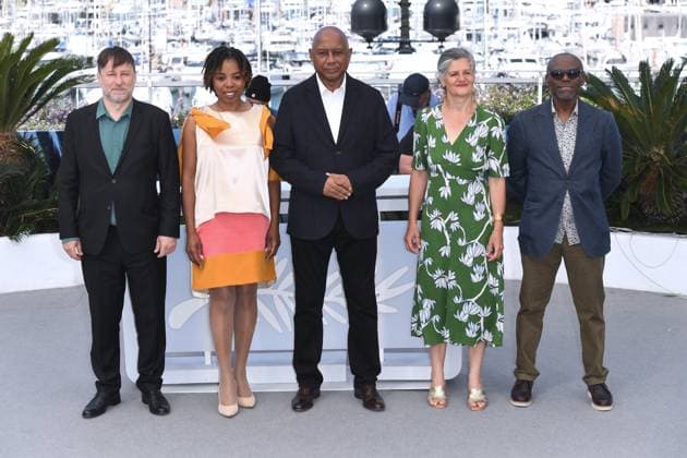 Cannes, 77th Cannes Film Festival 2024 Photocall film Ernest Cole, Lost And Found In the photo: Alexandra Strauss, Leslie Matlaisane, Aleksei Aigi, Laurence Lascary, Raoul Peck  Copyright: xAlbertoxTerenghix xipa-agency.nex xPoolxPhotoxEventsx03x IPA_Agency_IPA46345170