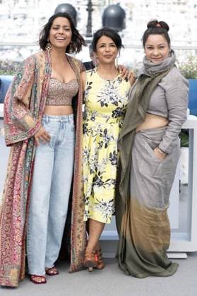 Annual Cannes Film Festival - Santosh Photocall - Cannes DN Shahana Goswami, Sandhya Suri and Sunita Rajwar attend Santosh Photocall at the 77th annual Cannes Film Festival at Palais des Festivals on May 21, 2024 in Cannes, France. Photo by David NIVIERE ABACAPRESS.COM CANNES France  Copyright: xNivierexDavid ABACAPRESS.COMx