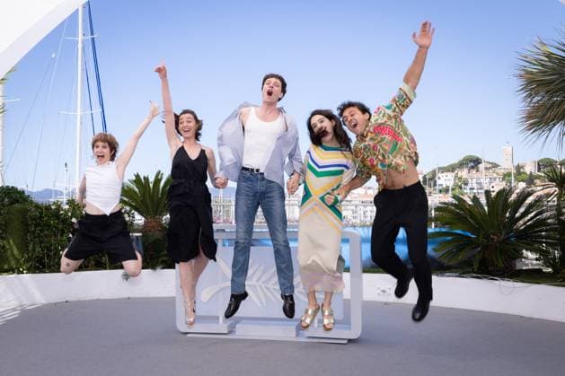 Entertainment Themen der Woche KW21 Entertainment Bilder des Tages Cannes - Adami Photocall Solange Sylva, Eliott Margueron, Nina Meurisse, Merwane Tajouiti and Laetitia Pansanel attend Adami photocall at the 77th annual Cannes Film Festival at Palais des Festivals on May 21, 2024 in Cannes, France. Photo by Shootpix ABACAPRESS.COM Cannes France  Copyright: xShootpix ABACAx