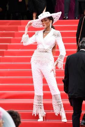Winnie Harlow bei der The Apprentice Film Premiere am 20.05.2024 im Rahmen vom 77. Film Festival in Cannes Cannes Film Festival 2024 -The Apprentice Filmpremiere