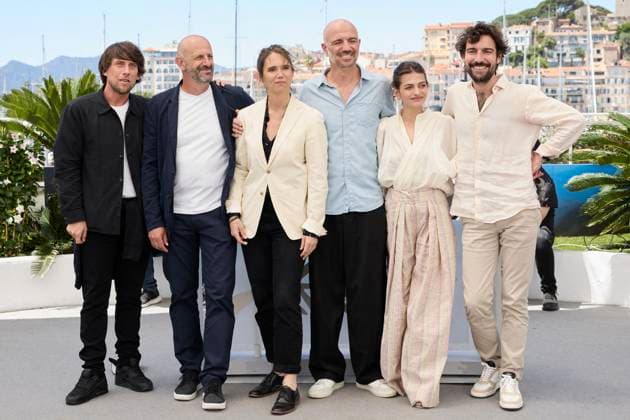 Photocall du film Le Royaume lors du 77eme Festival International du Film de Cannes Hugo SÃ lignac, Saveriu Santucci, Jeanne Herry, Julien Colonna et Ghjuvanna Benedetti au photocall du film Le Royaume lors du 77eme Festival International du Film de Cannes, France, le 21 mai 2024 Jacovides Moreau Bestimage The Kingdom Photocall at the 77th annual Cannes Film Festival at Palais des Festivals on May 21, 2024 in Cannes, France Cannes France  Copyright: xJACOVIDES-MOREAUx xBESTIMAGExJACOVIDES-MOREAUx xBESTIMAGEx
