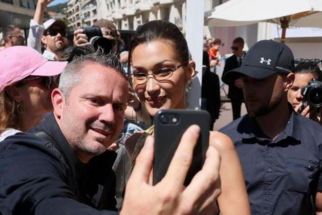 Cannes - Bella Hadid At Hotel Martinez Bella Hadid is spotted at Hotel Martinez during 77th Cannes Film Festival in Cannes, France on May 21, 2124. Photo by Marco Piovanotto ABACAPRESS.COM Cannes France  Copyright: xPiovanottoxMarco ABACAx