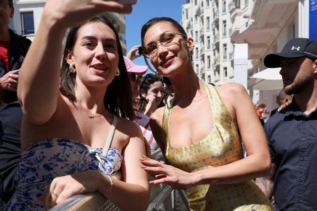 Cannes - Bella Hadid At Hotel Martinez Bella Hadid is spotted at Hotel Martinez during 77th Cannes Film Festival in Cannes, France on May 21, 2124. Photo by Marco Piovanotto ABACAPRESS.COM Cannes France  Copyright: xPiovanottoxMarco ABACAx