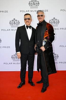 STOCKHOLM, SWEDEN 20240521 Leck Tear and Magnus Skogsberg Tear arrive at the Polar Prize 2024, awarded at the Grand Hotel in Stockholm STOCKHOLM SWEDEN x10070x  Copyright: xJessicaxGow TTx POLARPRISET 2024 iKyRFBRuXI4