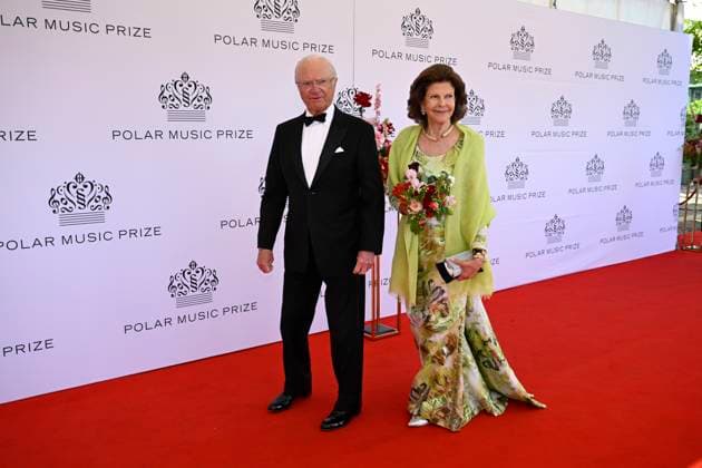STOCKHOLM, SWEDEN 20240521 King Carl Gustaf and Queen Silvia arrive at the Polar Prize 2024, awarded at the Grand Hotel in Stockholm STOCKHOLM SWEDEN x10070x  Copyright: xJessicaxGow TTx POLARPRISET 2024 tBzump4Fbc8