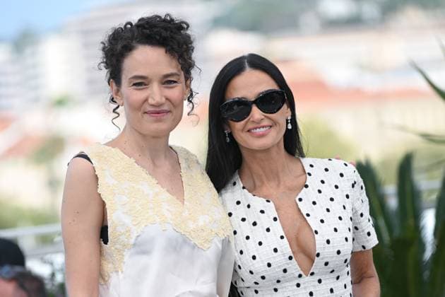 Festival de Cannes 2024 77e Ã dition photocall The Substance Coralie Fargeat, Demi Moore 305294 2024 05 20  Copyright: xLionelxGuericolas MPPx STAR_305294_031