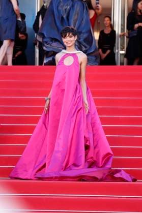 Eve Gilles bei der Premiere des Kinofilms Marcello Mio auf dem Festival de Cannes 2024 77. Internationale Filmfestspiele von Cannes im Palais des Festivals. Cannes, 21.05.2024