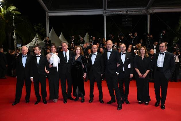 Cannes, 77th Cannes Film Festival 2024, Red carpet film Parthenope in the photo Isabella Ferrari, Peppe Lanzetta, Gary Oldman, Dario Aita, Stefania Sandrelli, Celeste Dalla Porta, Luisa Ranieri, Paolo Sorrentino, Daniele Rienzo  Copyright: xSimonexComix xipa-agency.netx xPoolxPhotoxEventsx03x IPA_Agency_IPA46375766