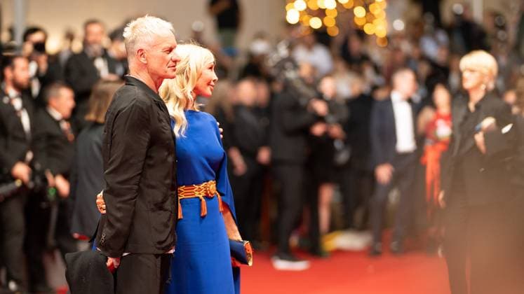 77eme Festival International du Film de Cannes Montee des marches du film Parthenope 77th International Cannes Film Festival Red carpet of Parthenope movie 305317 2024 05 21 Cannes France Sumner, Gordon Matthew Thomas Sting Styler, Trudie  Copyright: xEstellexCarlierx xStarfacex STAR_305317_026