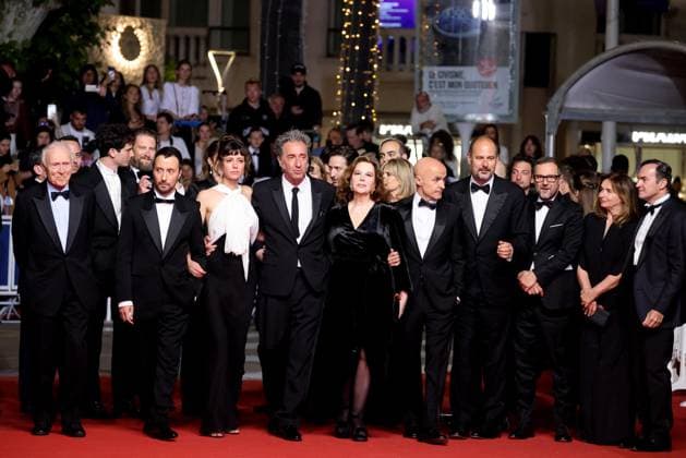 J MontÃ e des marches du film Â Parthenope Â lors du 77eme Festival International du Film de Cannes Jerome Seydoux, Anthony Vaccarello, Celeste Dalla Porta, Paolo Sorrentino, Stefania Sandrelli, Lorenzo Mieli, Andrea Scrosati, Massimiliano Orfei MontÃ e des marches du film Â Parthenope Â lors du 77eme Festival International du Film de Cannes, au Palais des Festivals Ã Cannes Le 21 mai 2024 Jacovides Moreau Bestimage Red carpet of the movie Â Parthenope Â during the 77th Cannes International Film Festival at the Palais des Festivals in Cannes, France On may 21th 2024 Cannes France  Copyright: xJACOVIDES-MOREAUx xBESTIMAGExJACOVIDES-MOREAUx xBESTIMAGEx